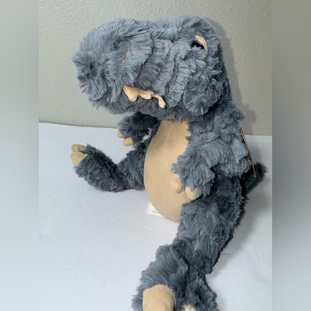 Animal Adventure Destination Blue/grey Dinosaur Plush Stuffed Animal 9”